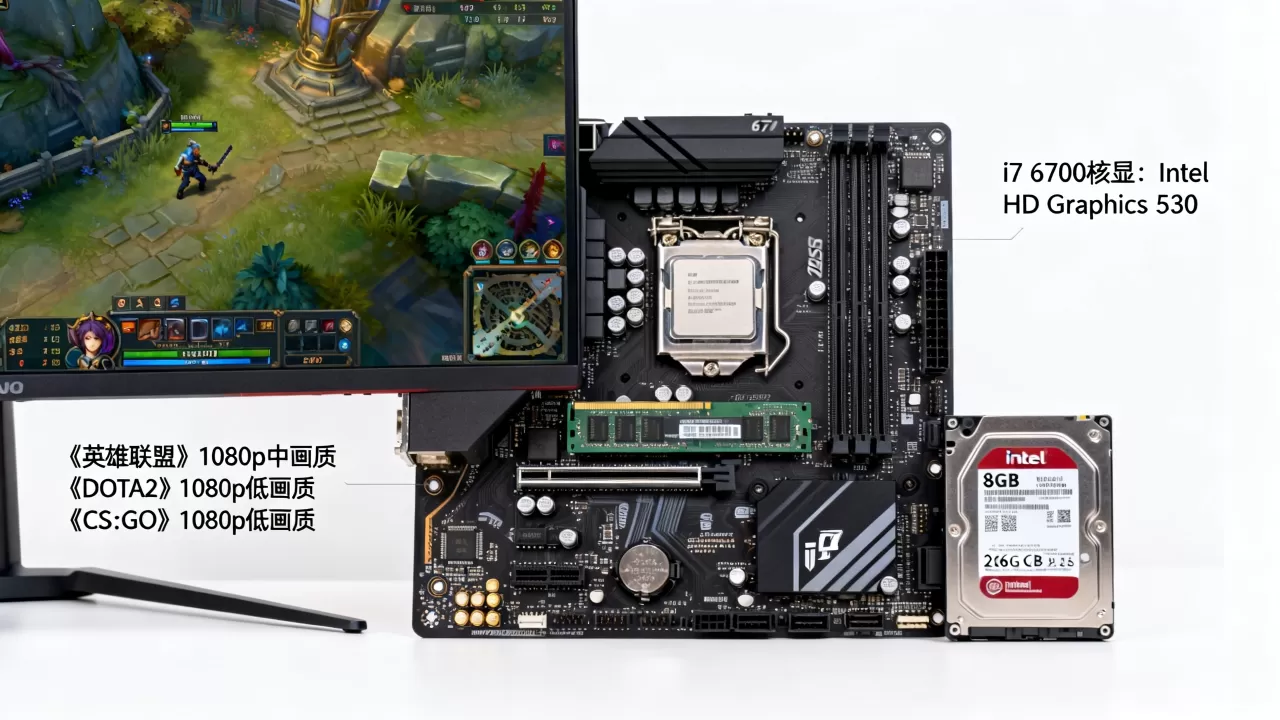 i7 6700不要显卡配置，i7 6700核显能玩什么游戏