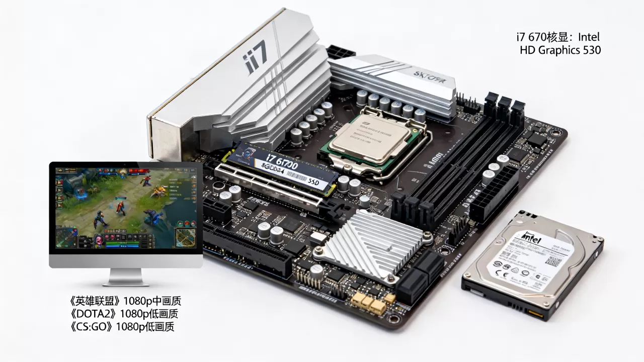 i7 6700不要显卡配置，i7 6700核显能玩什么游戏