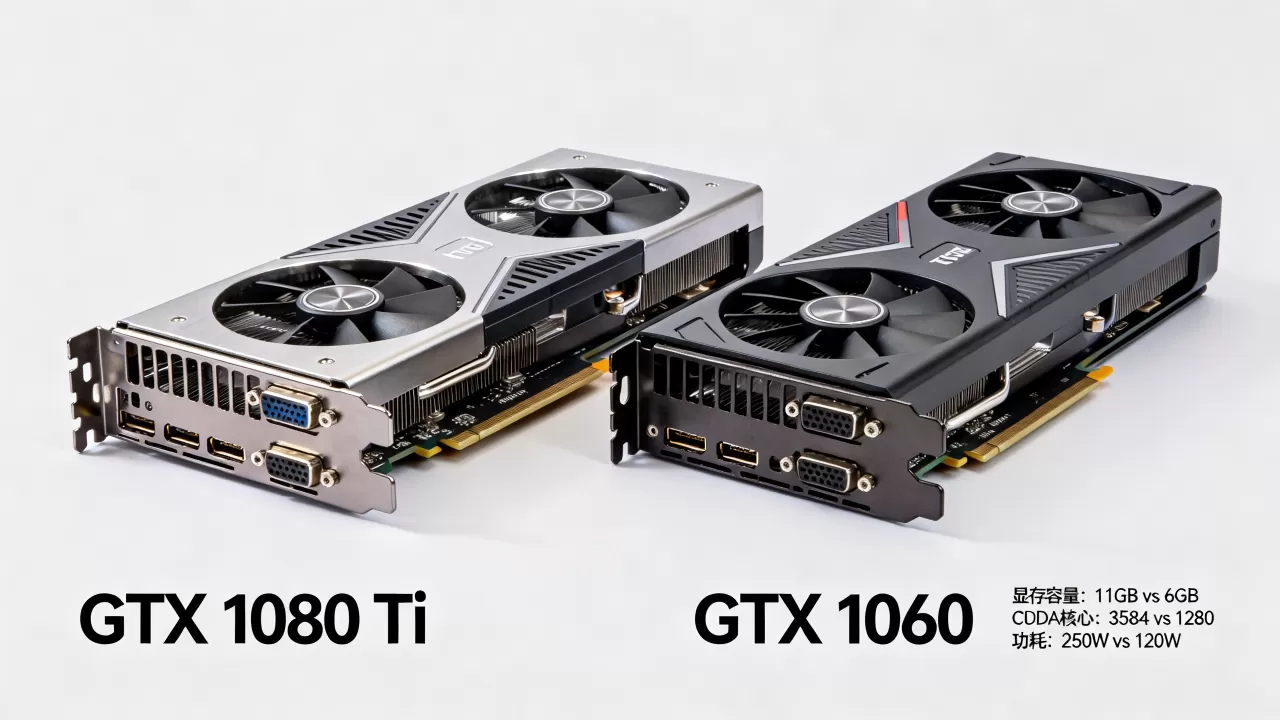 gtx1080ti对比1060差距多大，gtx1080ti和1060区别
