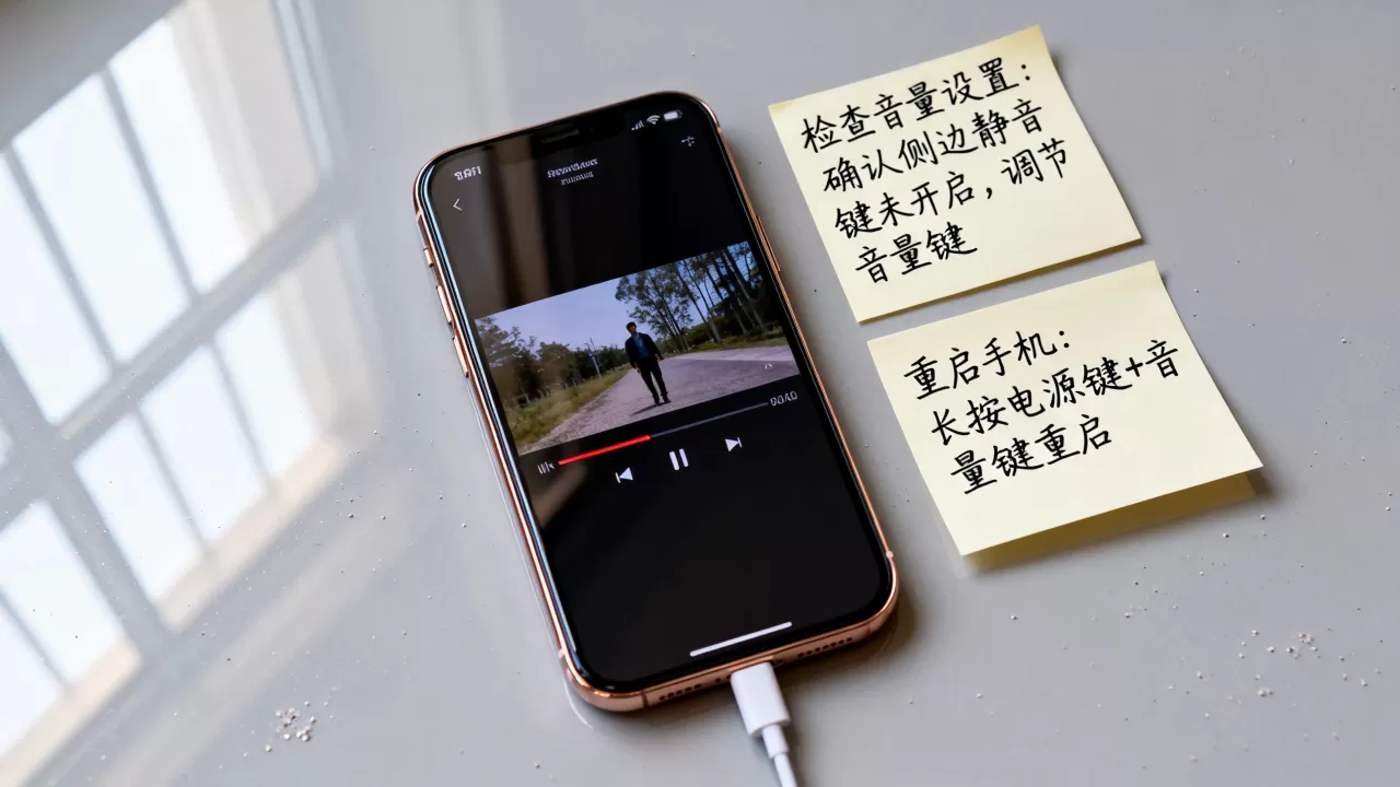 iPhone视频无声音是怎么回事，苹果手机视频没声音解决方法