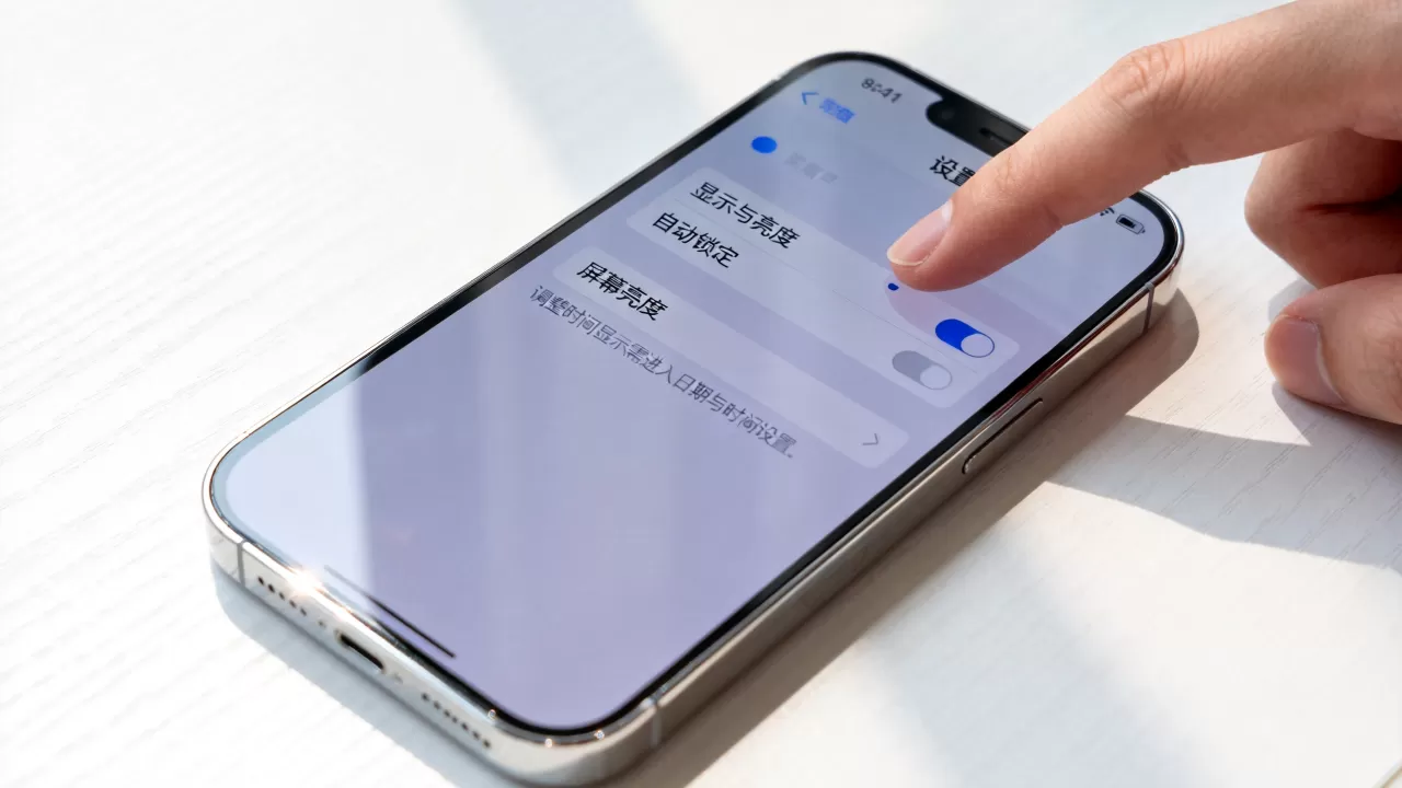 iphone屏幕上面显示时间怎么设置，苹果设置时间显示