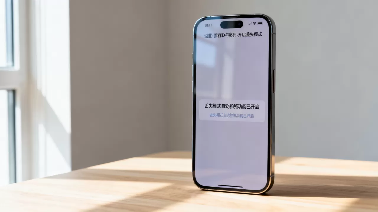 iphone防盗拍照功能怎么用，iphone丢失后自动拍照