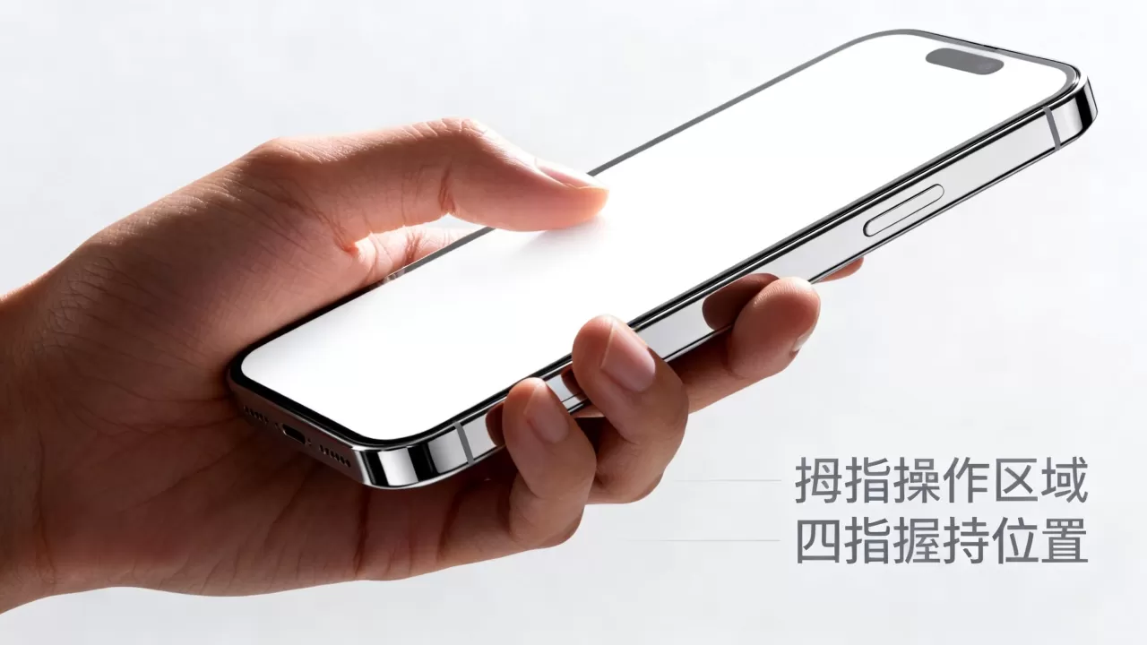 iphone 单手怎么握，iphone 单手操作技巧