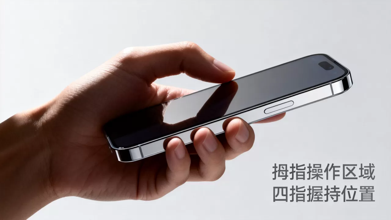 iphone 单手怎么握，iphone 单手操作技巧