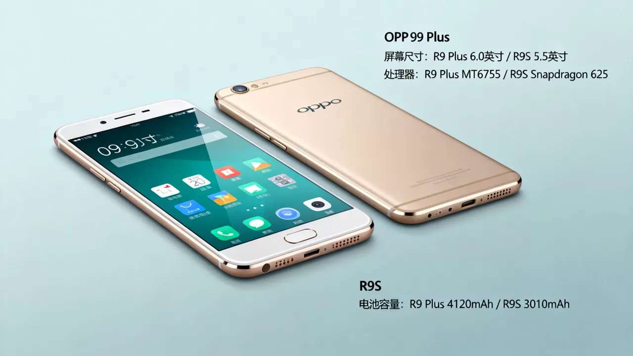 oppor9plus跟r9s有什么区别，OPPO R9 Plus和R9S参数配置对比