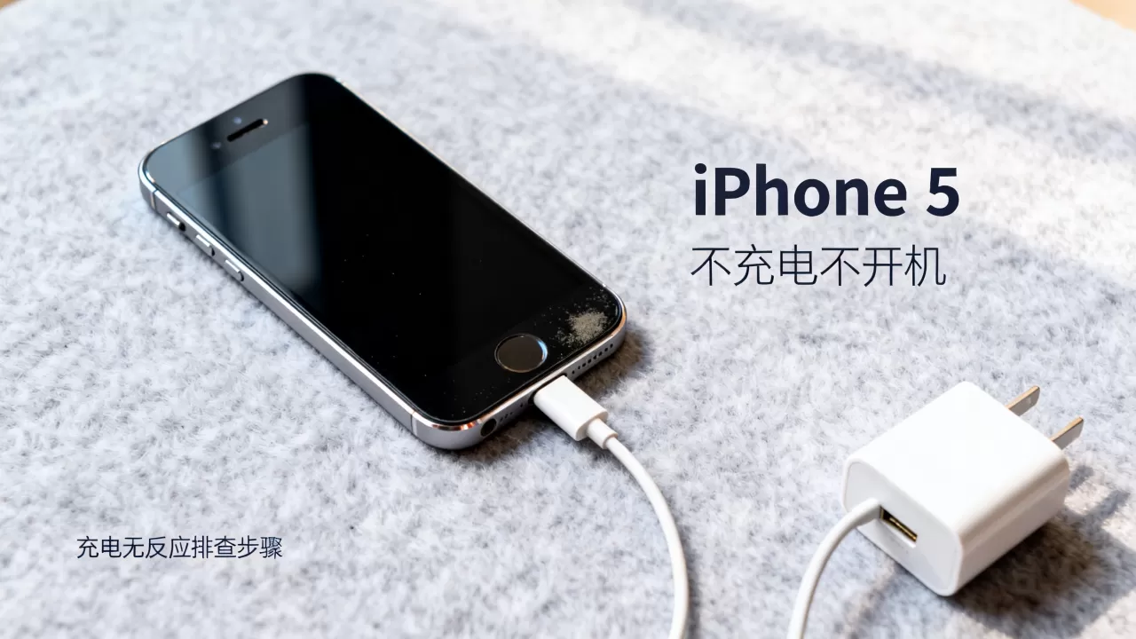 iphone 5不充电不开机怎么办啊，iphone 5充电没反应不开机