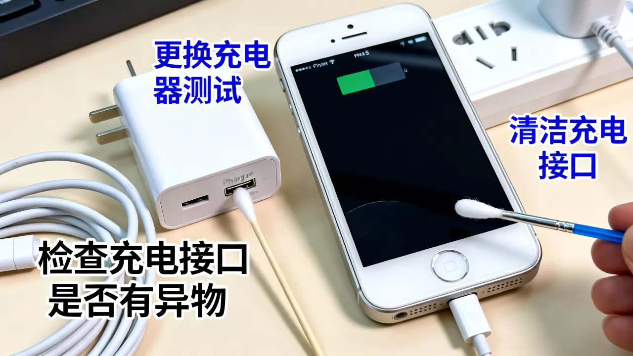 iphone 5不充电不开机是怎么回事，iphone5充不进电解决方法