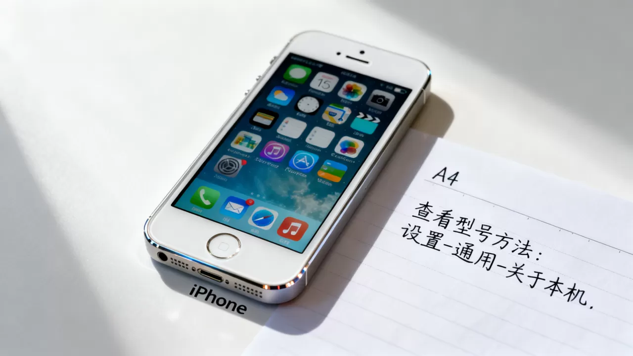 iphone 5s怎么看型号，iphone 5s查看型号方法
