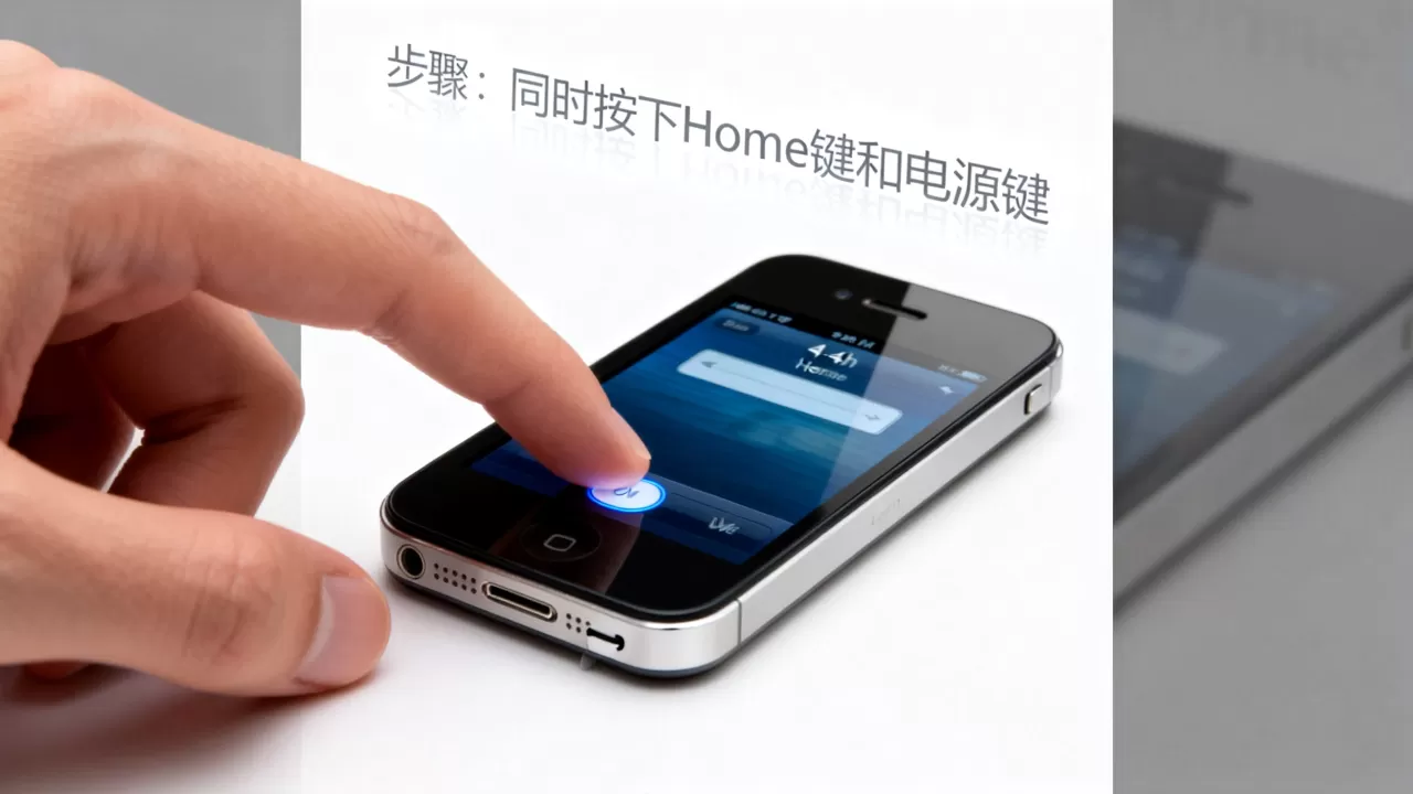 iphone 4s 怎么截屏，iphone4s截屏组合键