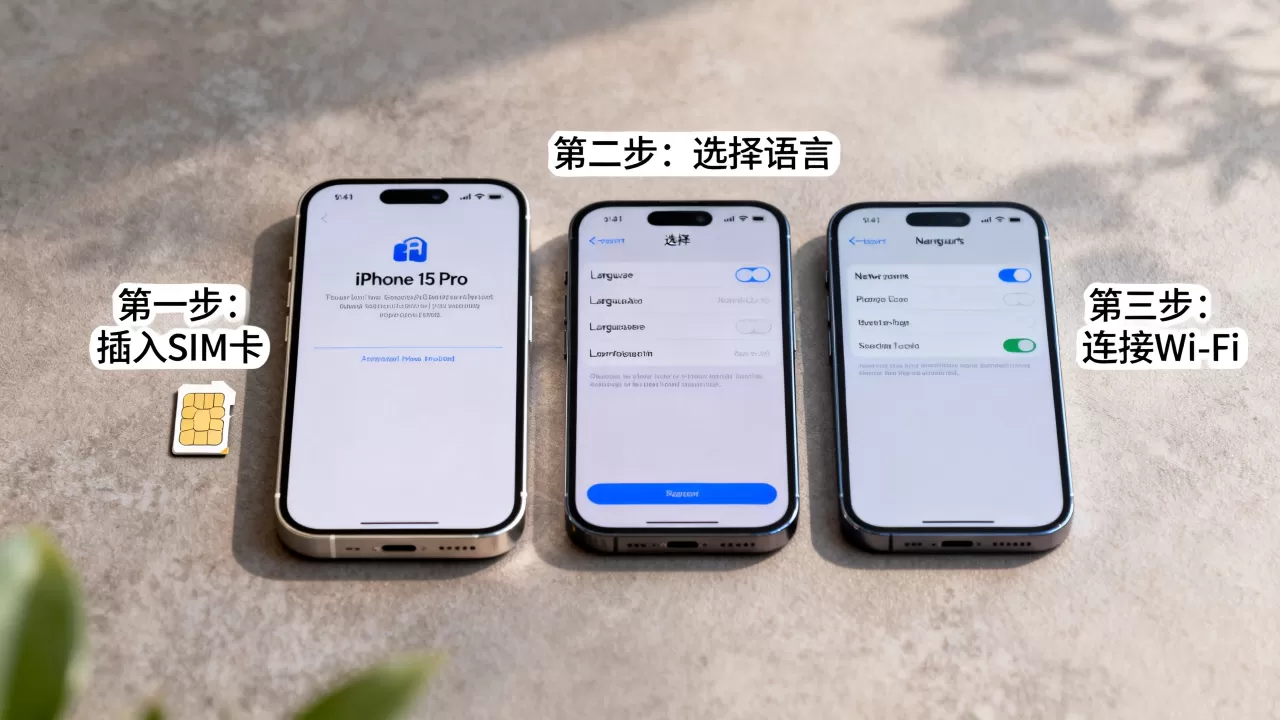 苹果iphone新机怎么激活，iphone15pro怎么激活