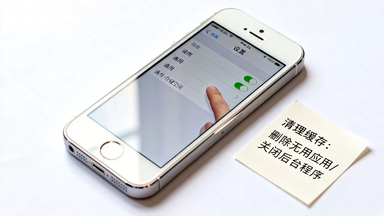 苹果iphone5s内存怎么清理，iphone5s清理内存最快方法