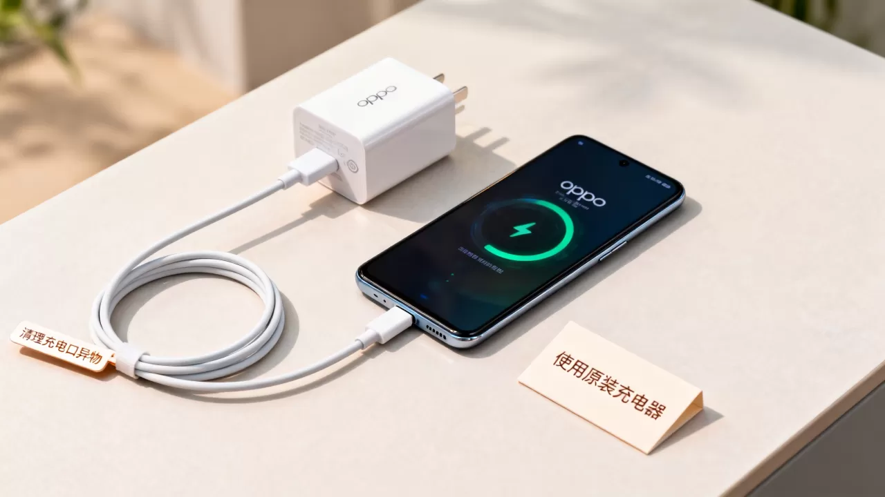 oppo用什么充电快，oppo手机充电速度慢怎么解决