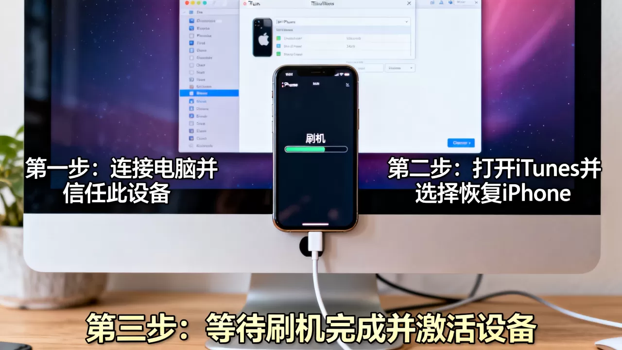韩版iphone怎么刷机，iphone刷机教程