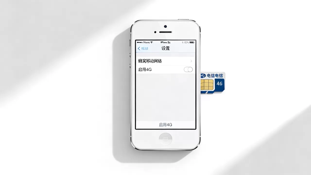 电信iphone5s怎么开4g网络，iphone5s电信卡如何设置开启4G