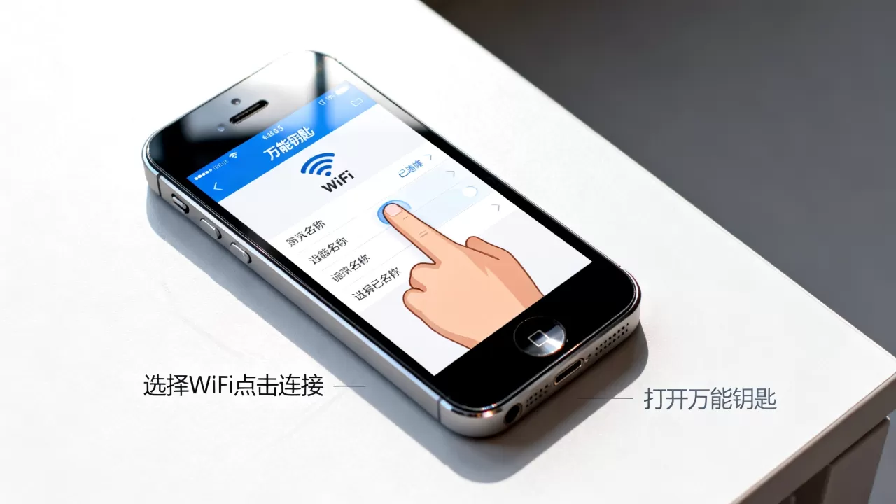 iphone5怎么用万能钥匙，iphone5连接wifi密码