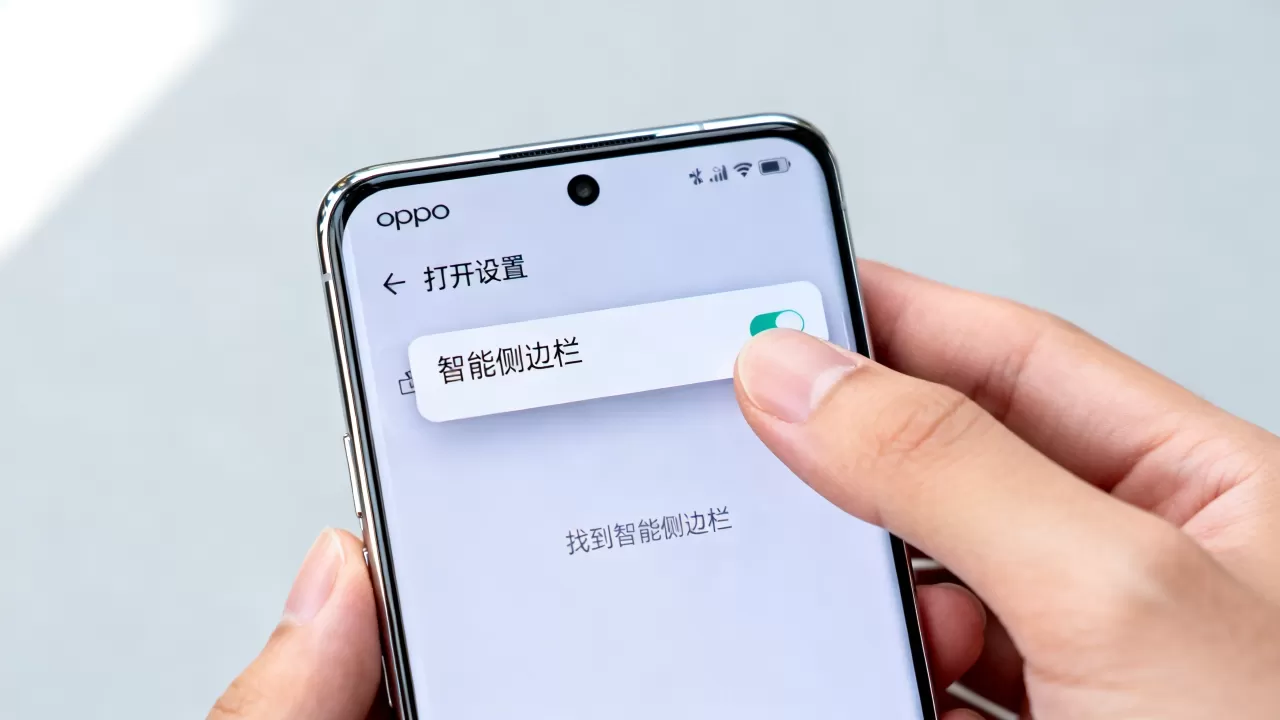 为什么oppo的智能侧边栏不见了，oppo手机侧边栏消失怎么找回