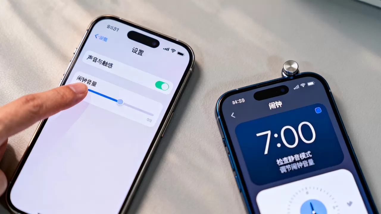 iphone怎么调闹钟声音怎么回事，iphone闹钟没声音怎么解决