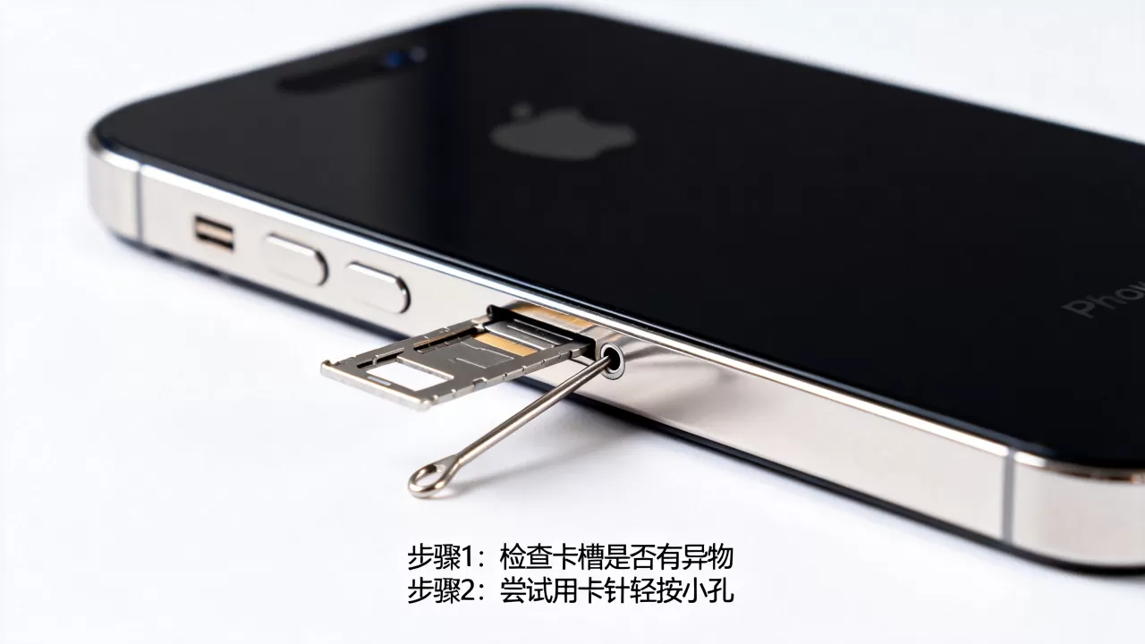 iphone怎么插卡不进去，iphone手机卡槽打不开怎么解决