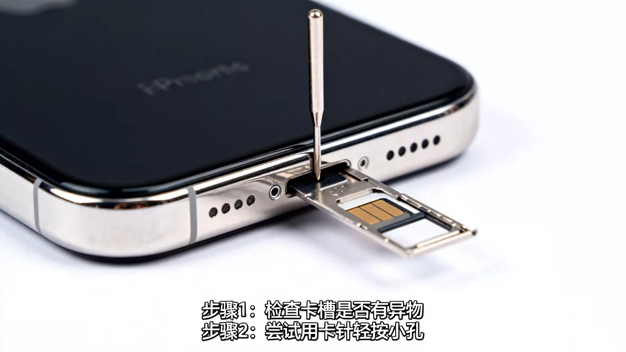 iphone怎么插卡不进去，iphone手机卡槽打不开怎么解决
