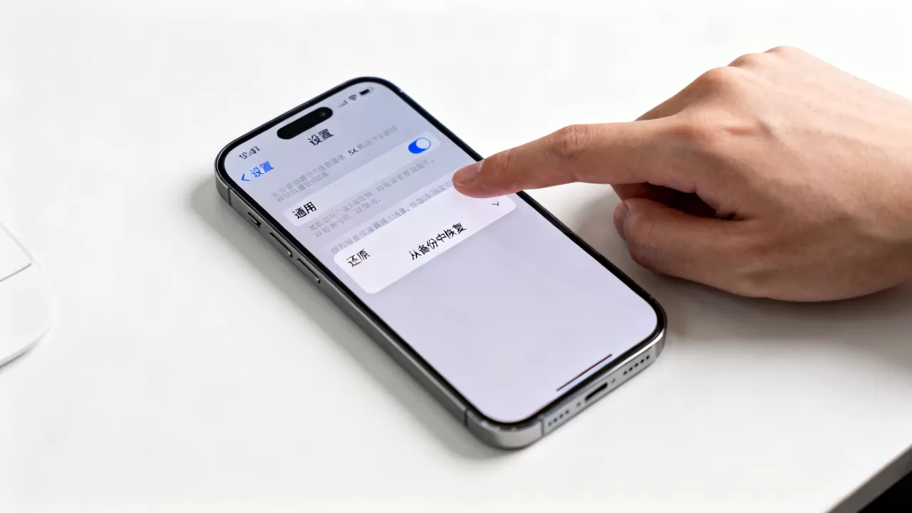 iphone在手机上备份怎么恢复，苹果手机备份数据恢复教程