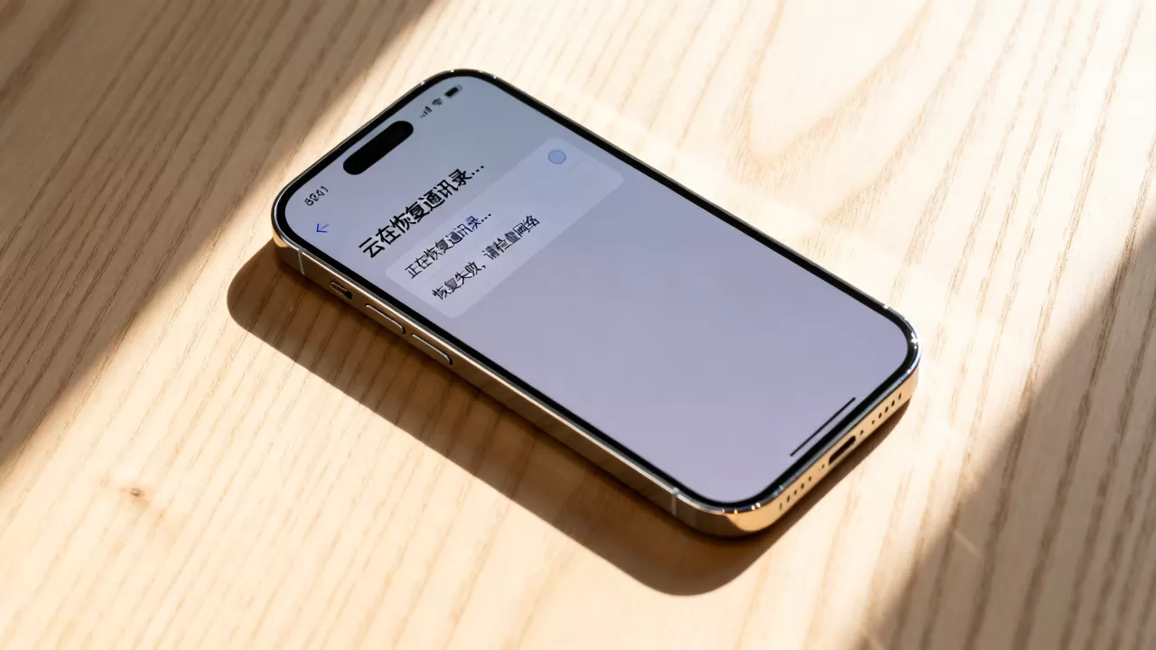iphone云恢复通讯录怎么恢复不了了，苹果通讯录数据丢失怎么办