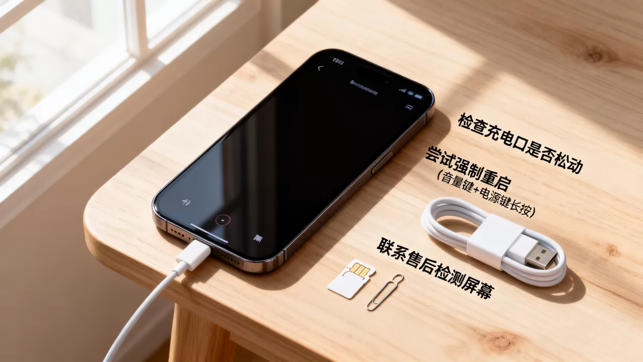 iphone有声音但黑屏怎么回事，iphone黑屏有声音怎么办