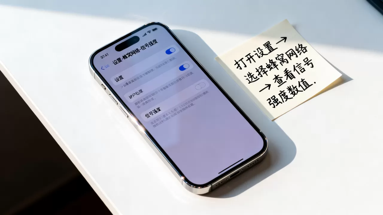 iphone信号怎么查看，iphone查看信号强度方法