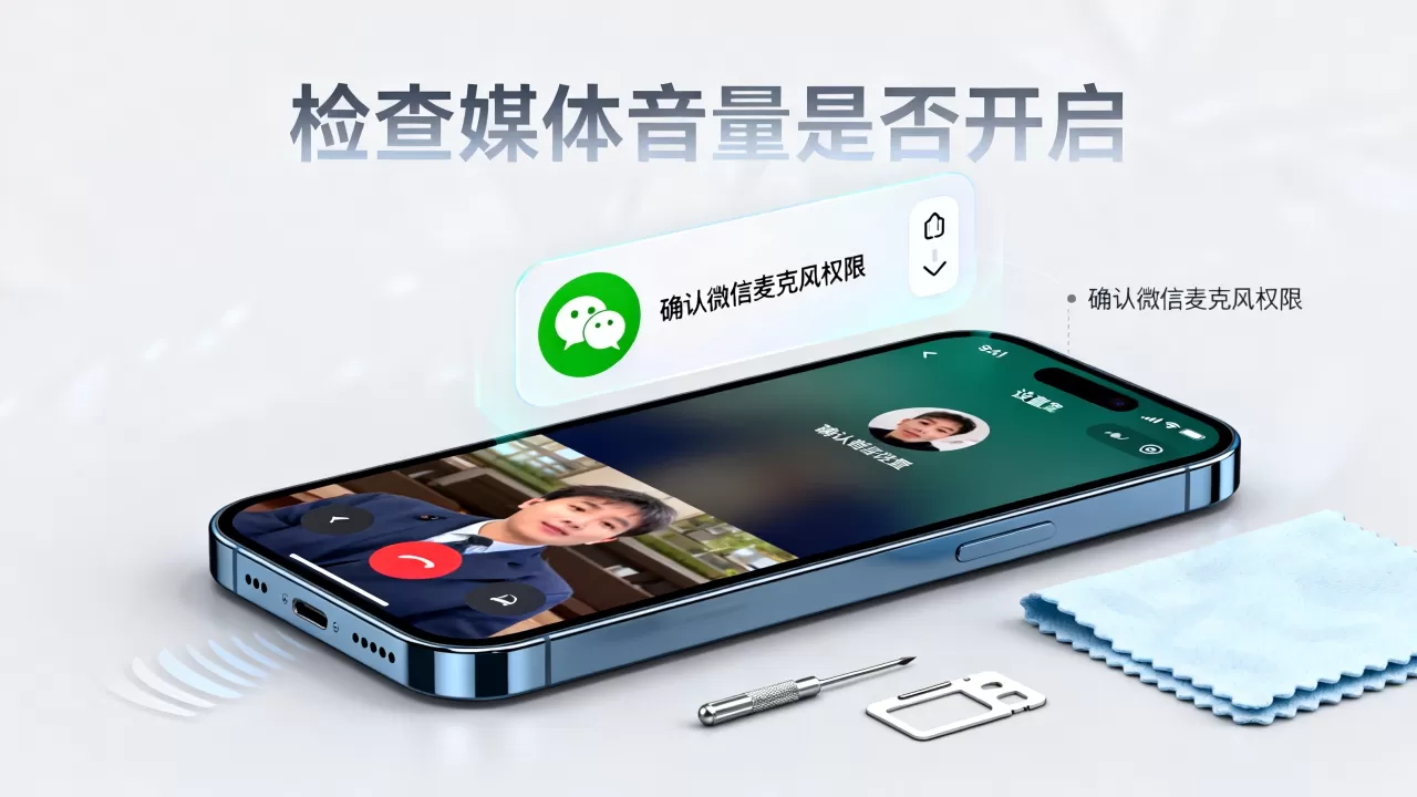 iphone微信视频听不到声音怎么回事啊，iphone微信视频没声音解决方法