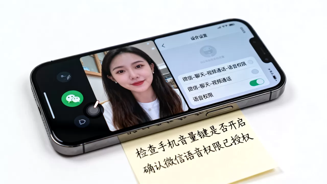iphone微信视频没声音怎么回事啊，苹果手机微信视频通话无声解决方法