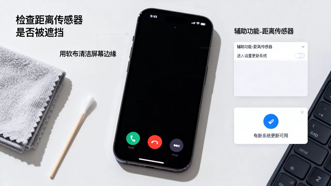 iphone通话就黑屏怎么回事，iphone打电话屏幕变黑解决方法