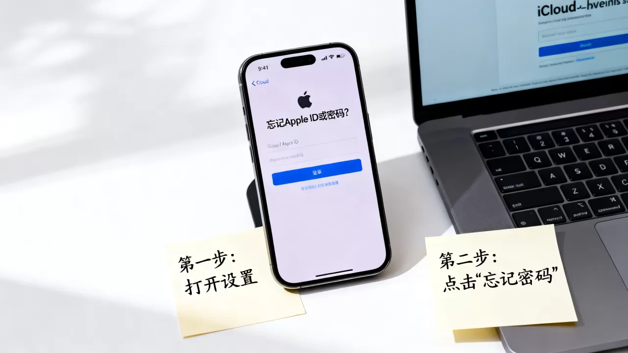iphone刷机忘了id怎么办啊，苹果id密码忘了怎么找回
