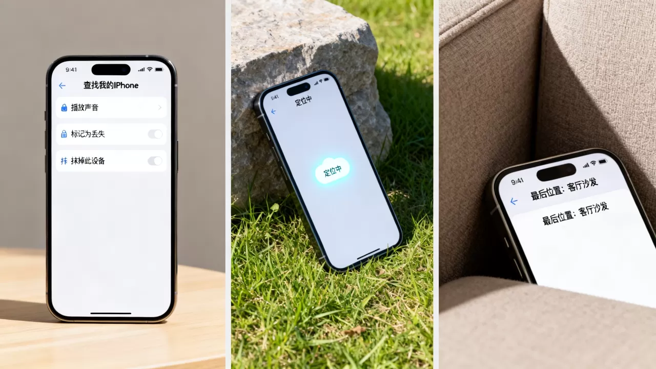 iphone手机找不到了怎么办，iphone手机丢失找回方法