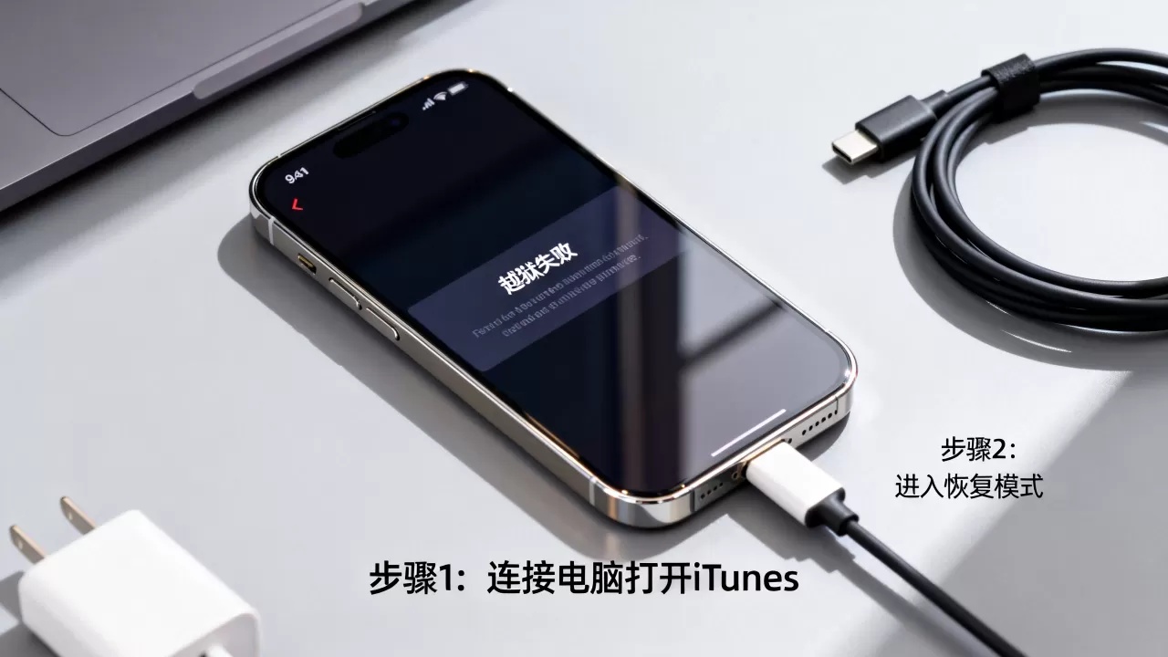 iphone手机一键越狱失败怎么办，iphone越狱失败解决方法