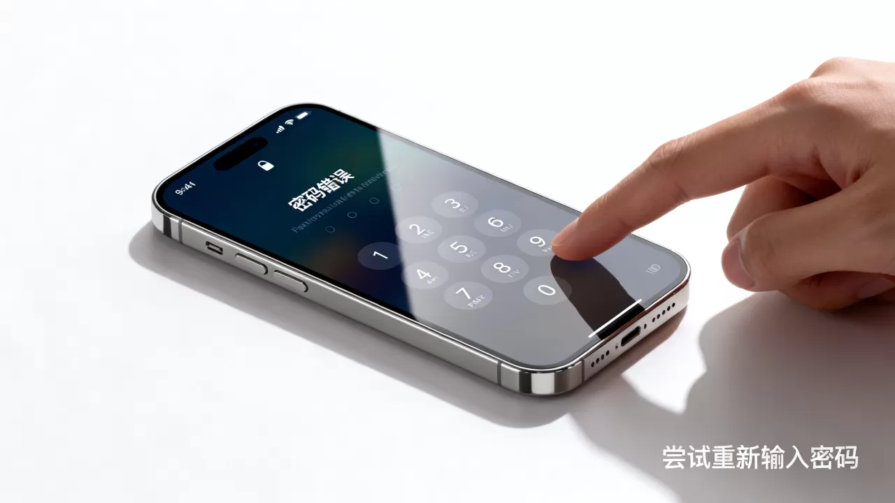 iphone手机锁定怎么解锁不了怎么回事，iphone锁屏密码错误怎么办
