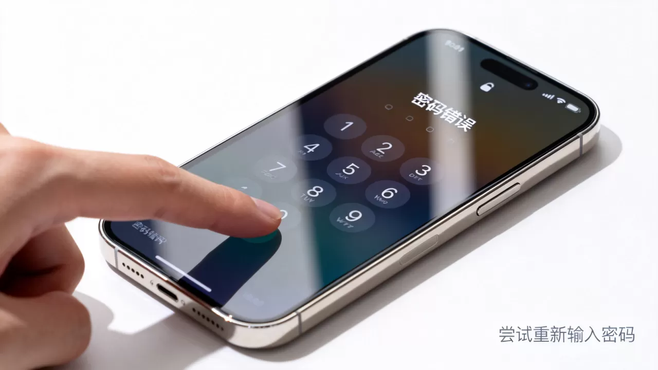 iphone手机锁定怎么解锁不了怎么回事，iphone锁屏密码错误怎么办