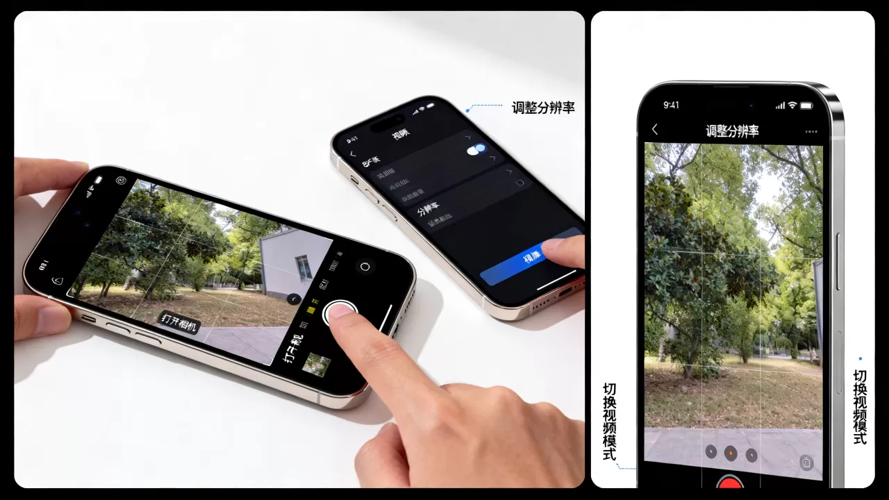 iphone手机视频功能怎么打开吗，苹果手机相机视频拍摄设置教程