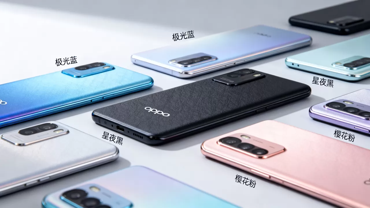 OPPO颜色有什么区别，OPPO不同颜色区别