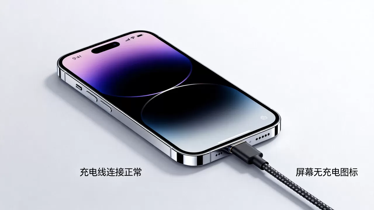 iphone不显示充电状态是怎么回事儿，iphone不显示充电图标