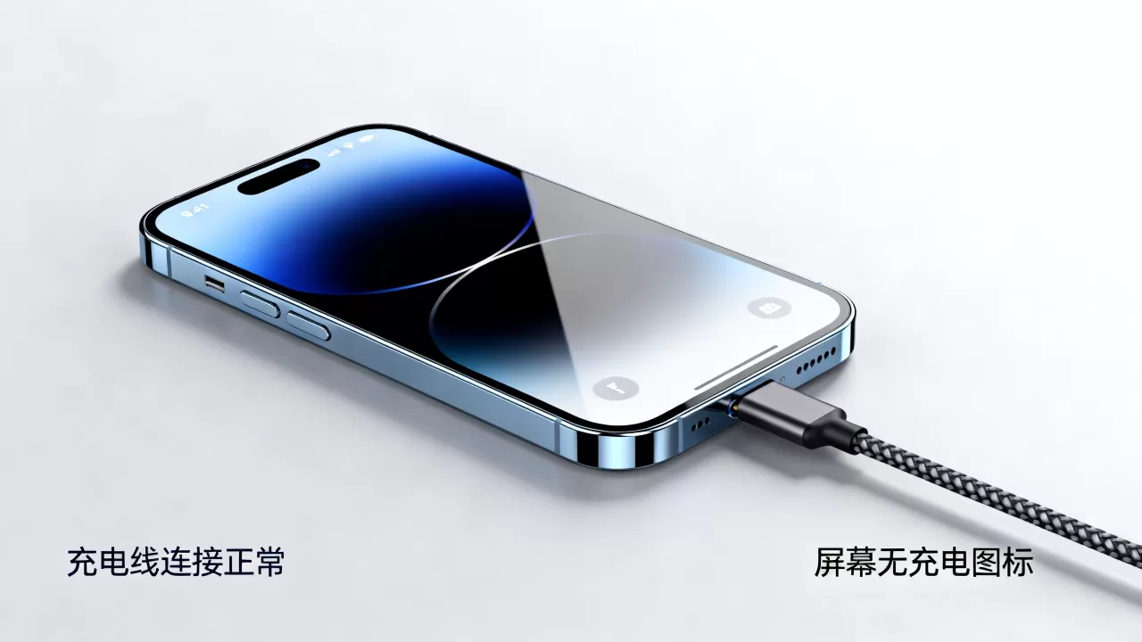 iphone不显示充电状态是怎么回事儿，iphone不显示充电图标