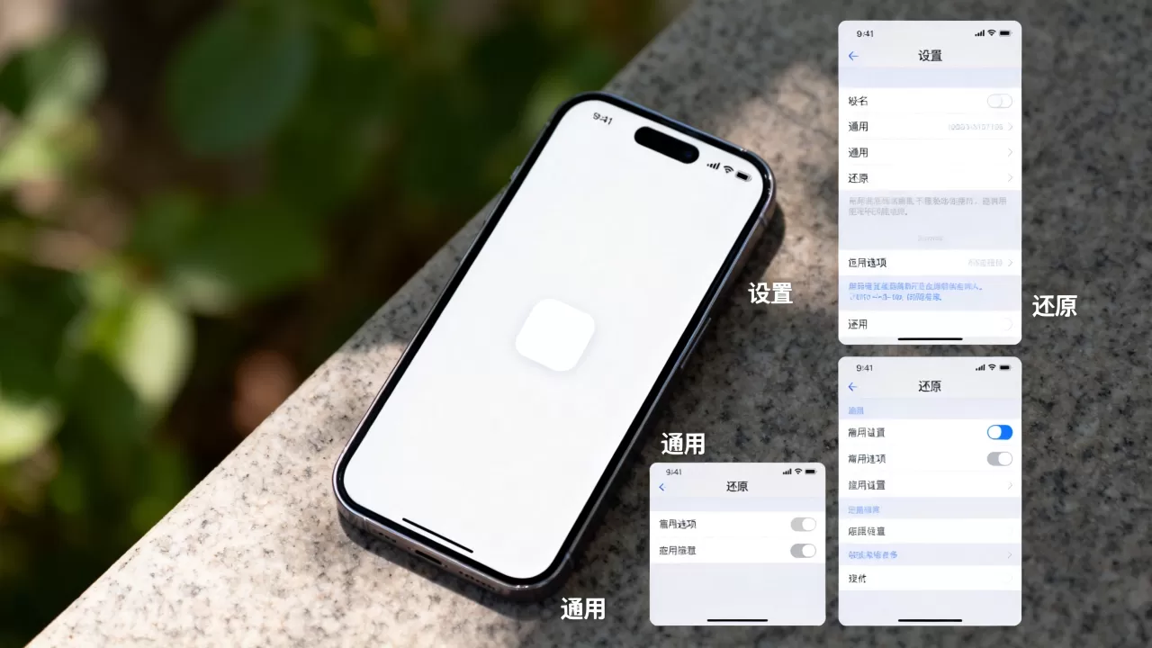 iphone白图标怎么去掉，iphone屏幕变白怎么恢复