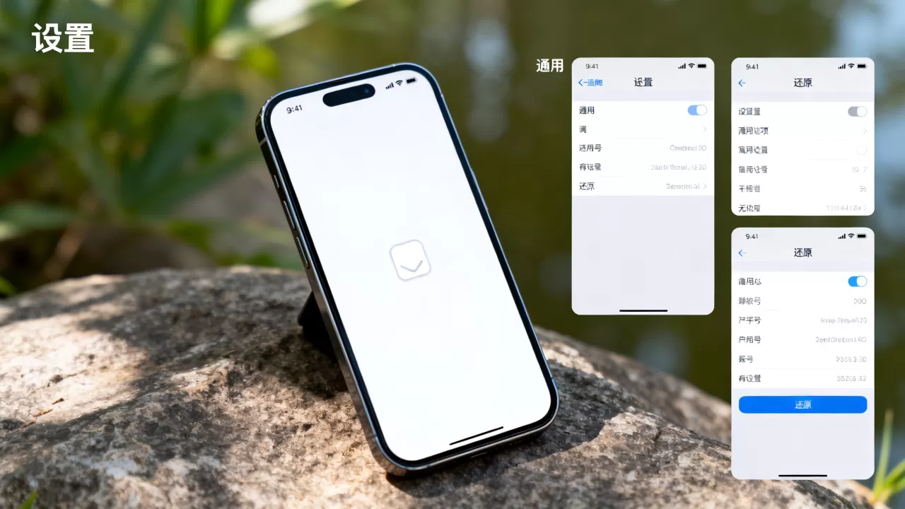 iphone白图标怎么去掉，iphone屏幕变白怎么恢复