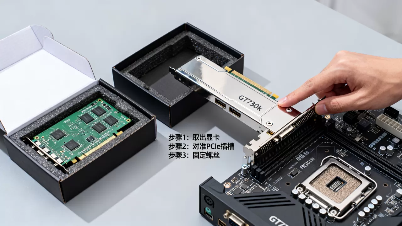 gt730k显卡怎么安装，gt730k显卡安装教程