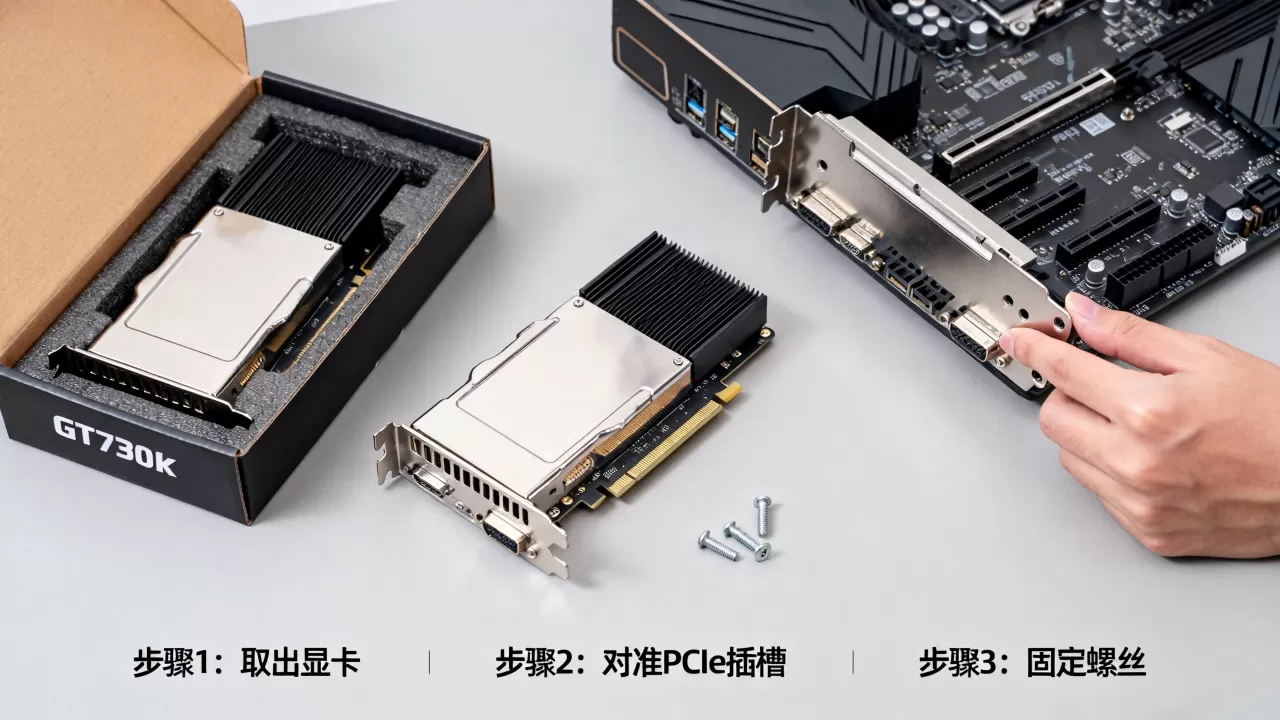 gt730k显卡怎么安装，gt730k显卡安装教程