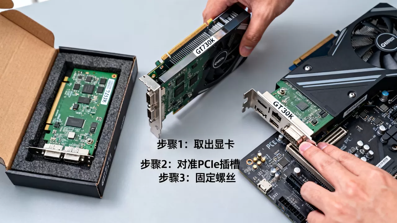 gt730k显卡怎么安装，gt730k显卡安装教程