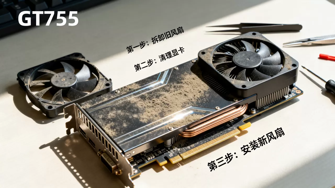 gt730显卡更换风扇，gt730显卡风扇坏了怎么更换