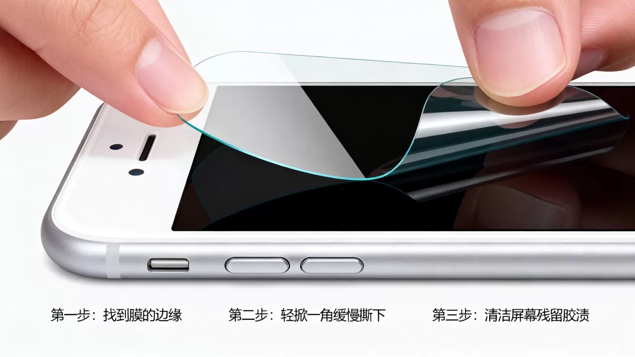 iphone7原厂膜怎么撕,iphone7钢化膜怎么完美撕掉 iphone7原厂膜怎么撕,iphone7钢化膜怎么完美撕掉