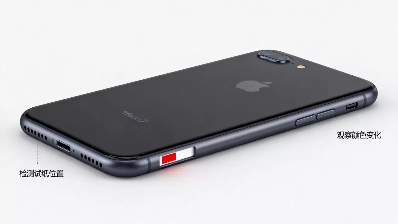 iphone7进水怎么看试纸,iPhone7进水试纸变红怎么办 iphone7进水怎么看试纸,iPhone7进水试纸变红怎么办