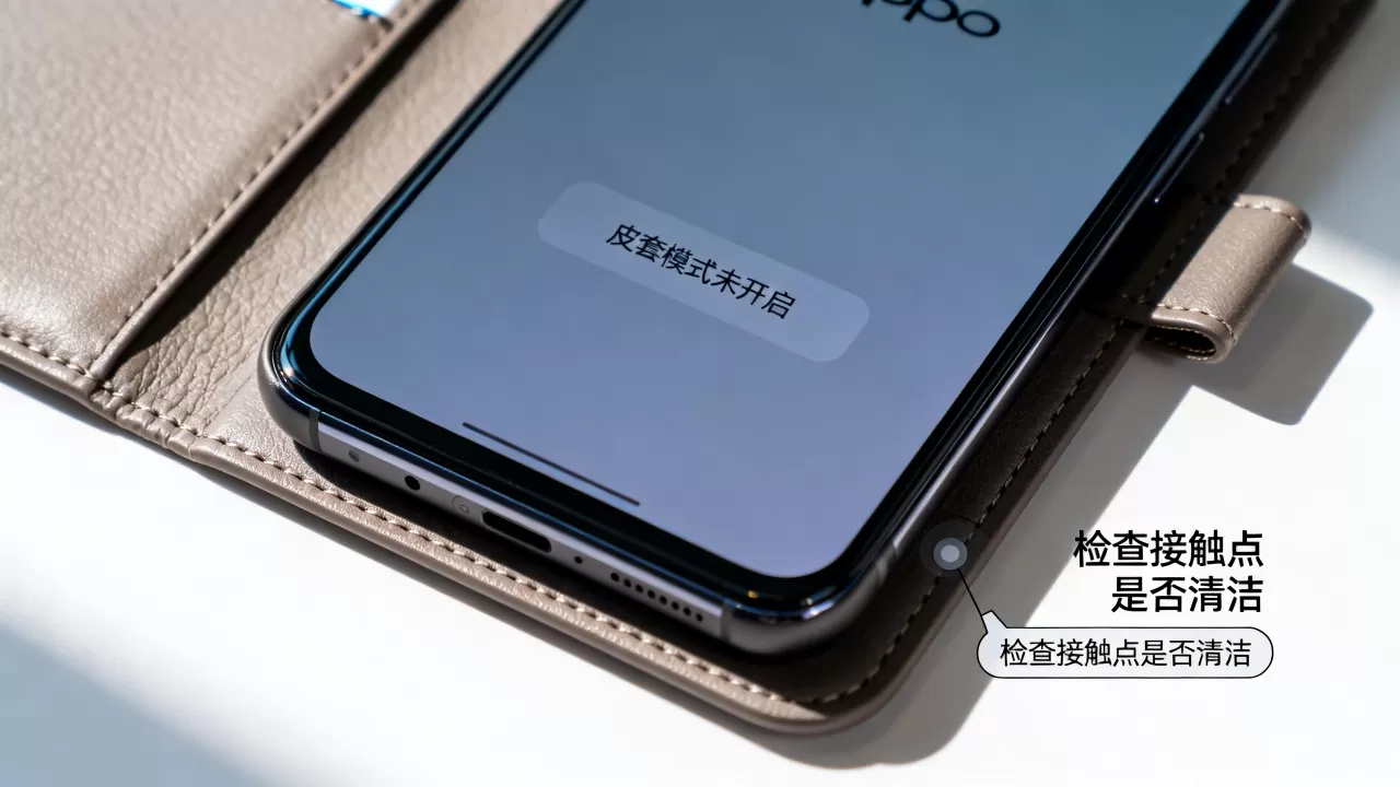为什么oppo皮套模式不能用，oppo皮套模式无法开启怎么解决