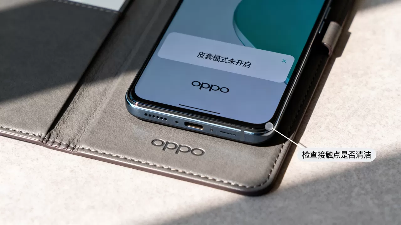 为什么oppo皮套模式不能用，oppo皮套模式无法开启怎么解决