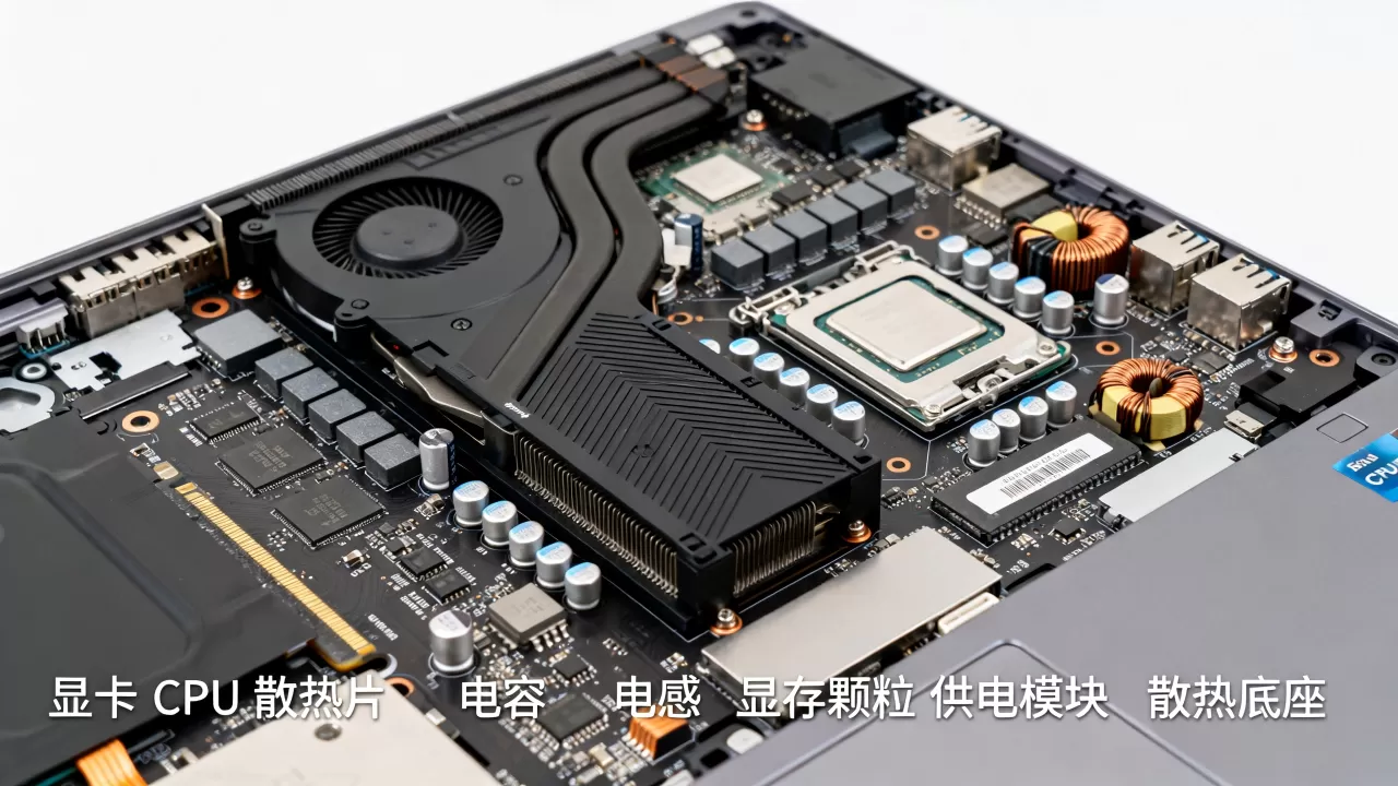 笔记本显卡cpu旁边是什么，笔记本显卡和cpu旁边是什么